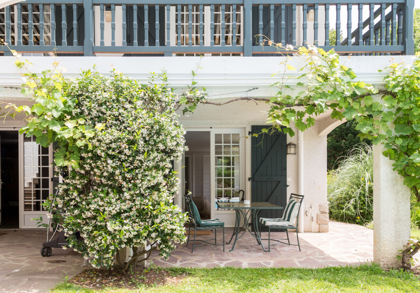 Terrasse privative studio chambre hote golfetmer saint jean de luz